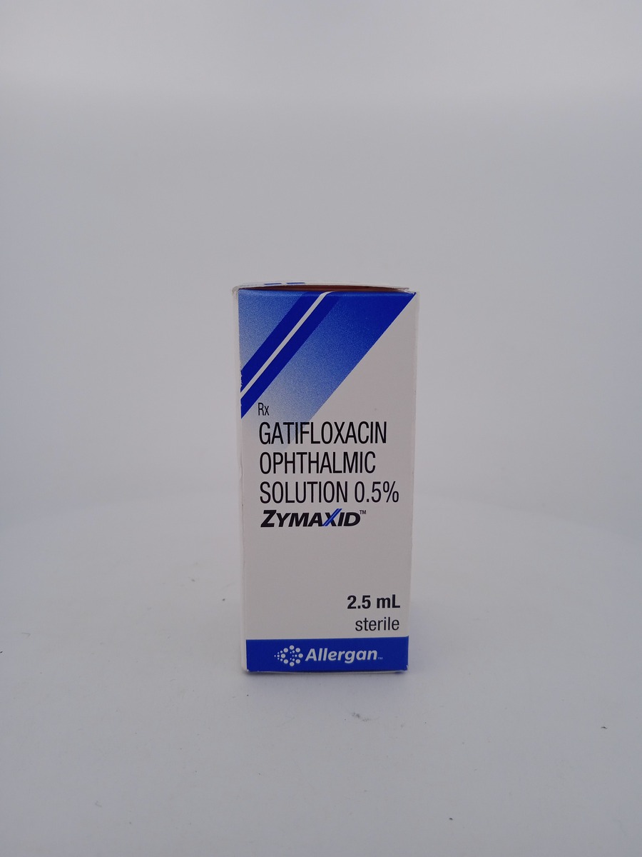 ZYMAXID EYE DROPS 2.5ML | Gatifloxacin 0.5% Ophthalmic Antibiotic.