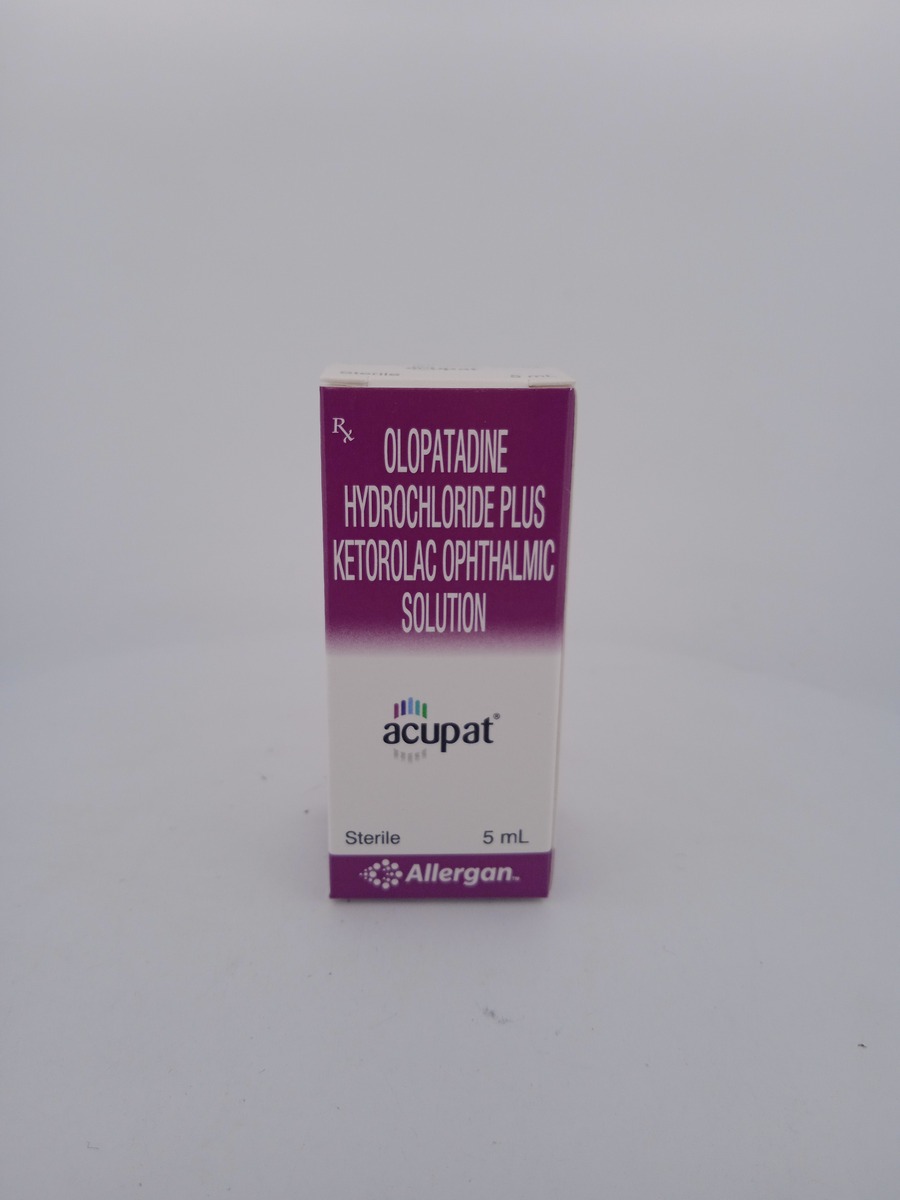 ACUPAT EYE DROPS 5ML | Olopatadine & Ketorolac Eye Allergy Relief.