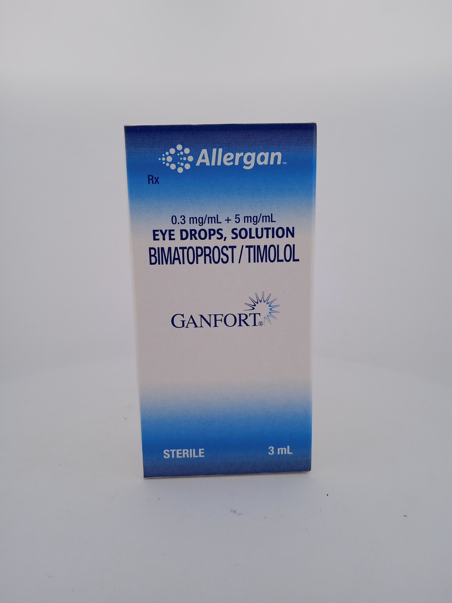 GANFORT EYE DROPS 3ML | Bimatoprost & Timolol for Glaucoma.
