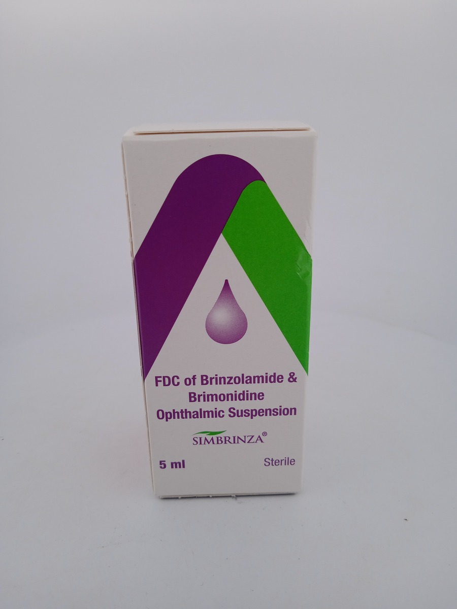 SIMBRINZA EYE DROPS 5ML | Brinzolamide & Brimonidine Suspension.