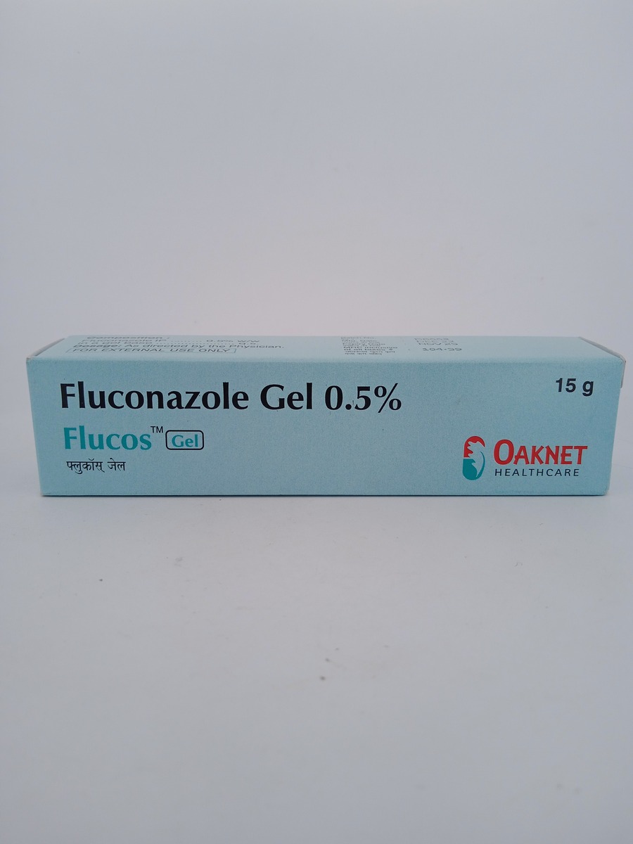 FLUCOS GEL 15G | Fluconazole 0.5% Topical Antifungal Gel.