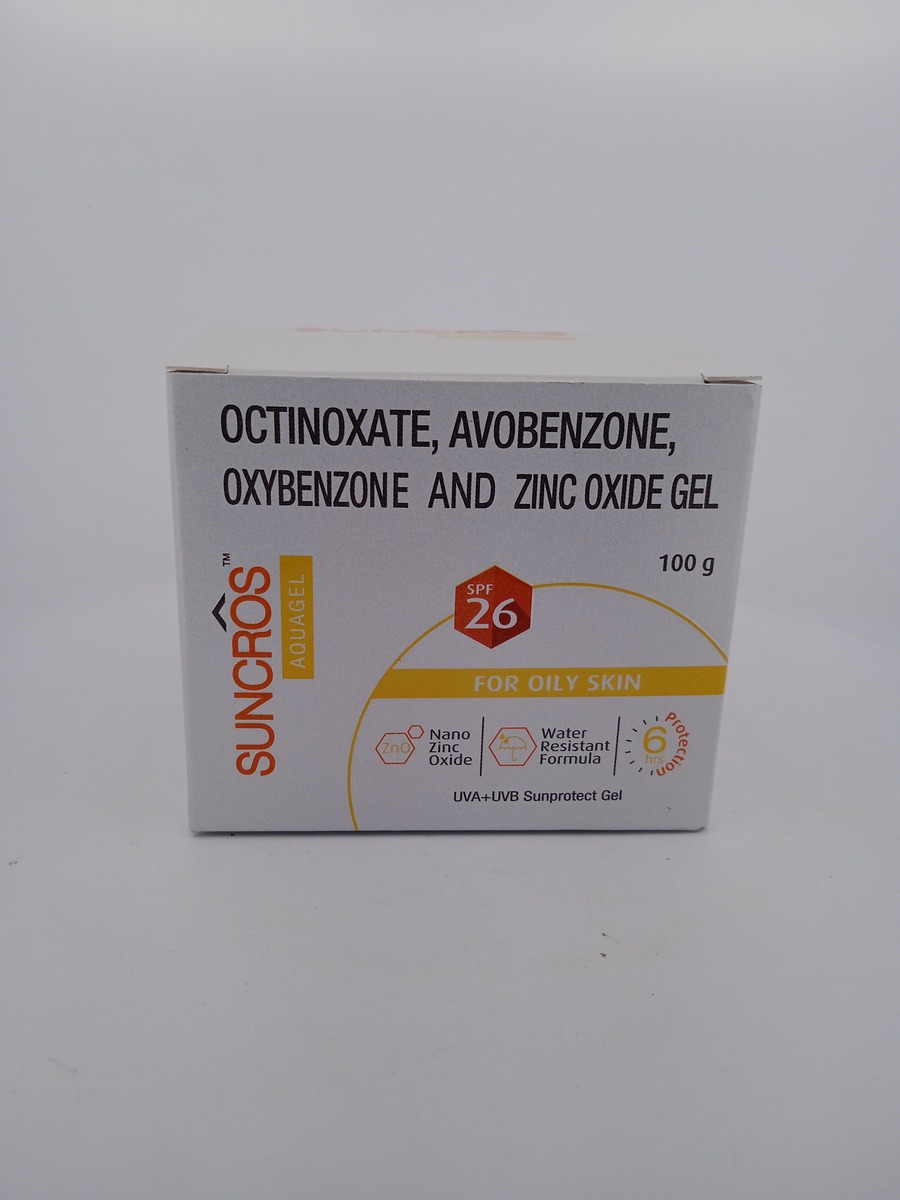 SUNCROS AQUAGEL SPF 26 | Broad Spectrum Sunscreen Gel 100g.