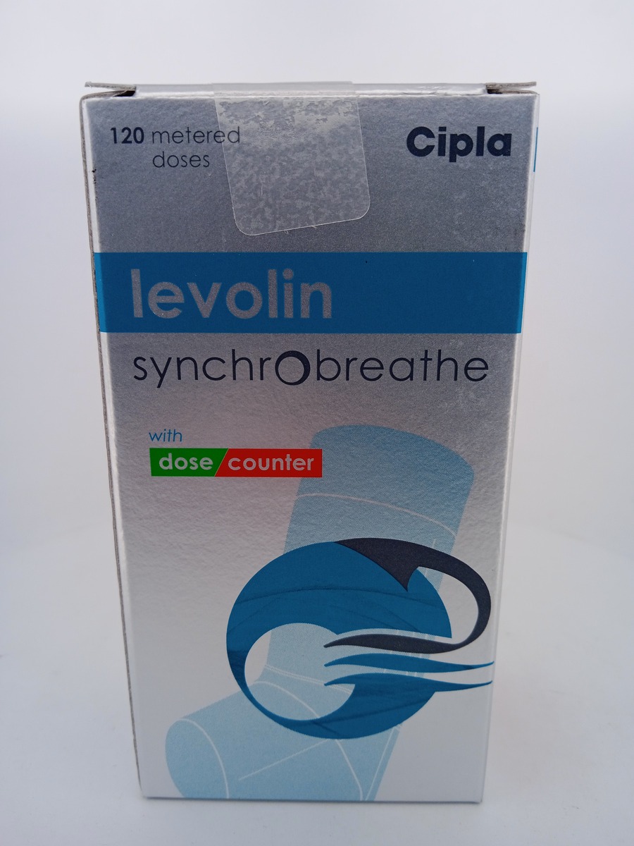 LEVOLIN SYNCHROBREATHE 50MCG | Levosalbutamol Rescue Inhaler.