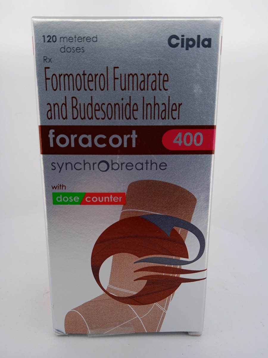 FORACORT 400 SYNCHROBREATHE | Budesonide & Formoterol Inhaler.