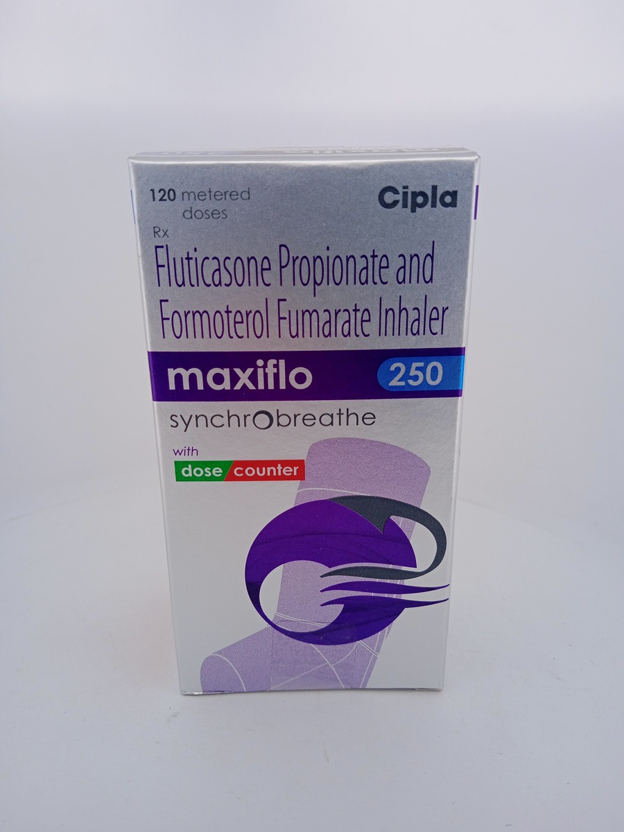 MAXIFLO 250 SYNCHROBREATHE | Fluticasone & Formoterol Inhaler.