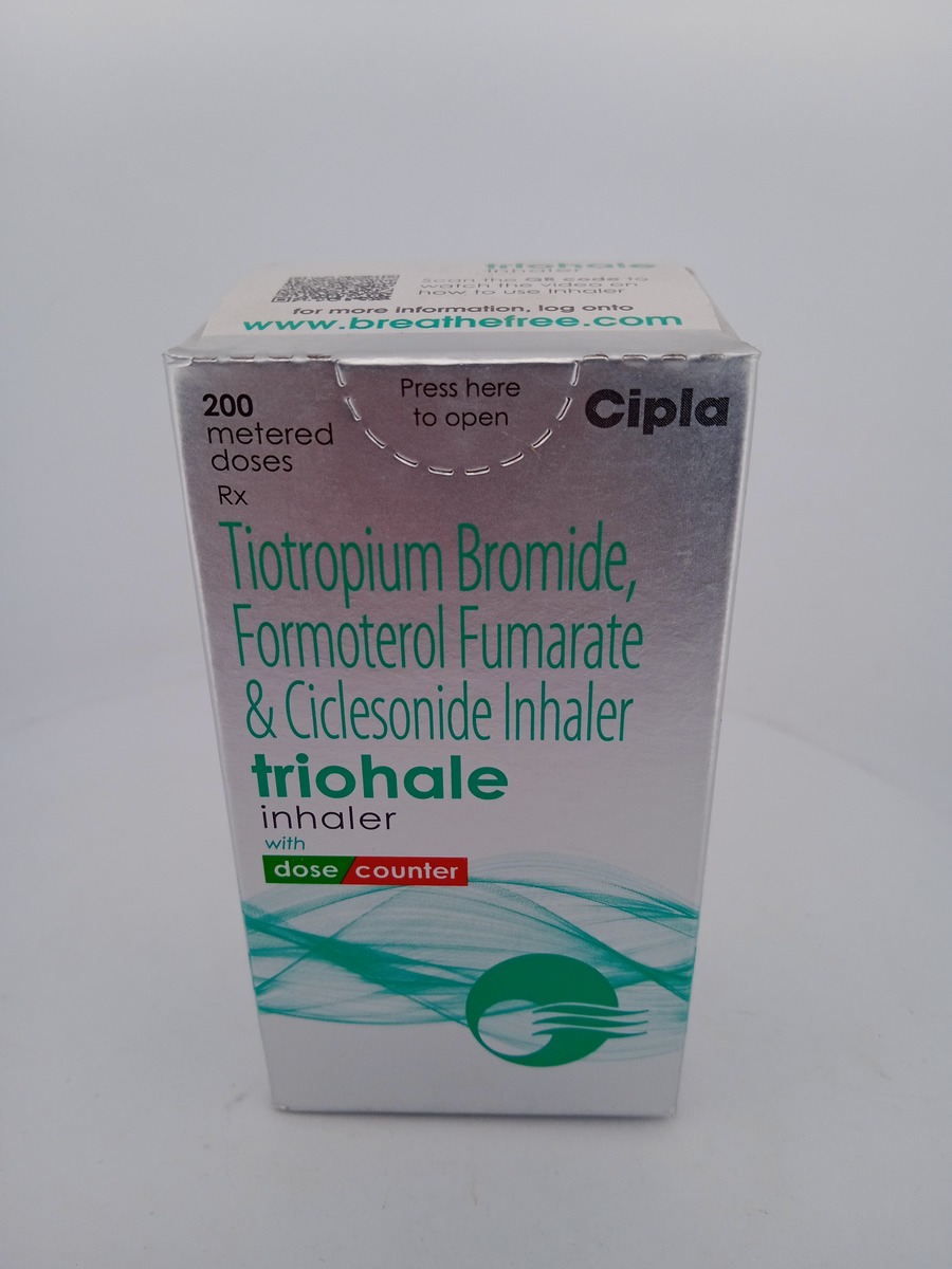 TRIOHALE INHALER 9MCG+6MCG+200MCG | Triple Therapy Inhaler.