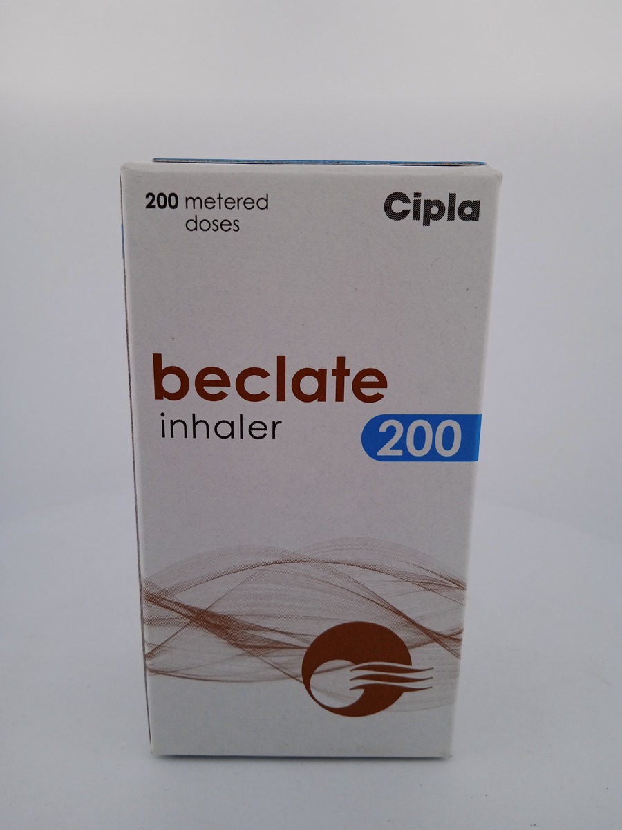 BECLATE 200 INHALER | Beclometasone 200mcg Asthma Inhaler.