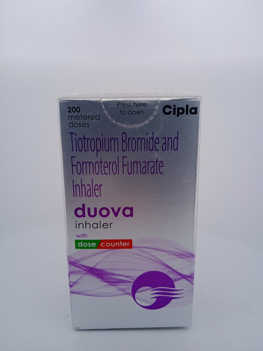DUOVA INHALER 9MCG+6MCG | Tiotropium & Formoterol Inhaler.