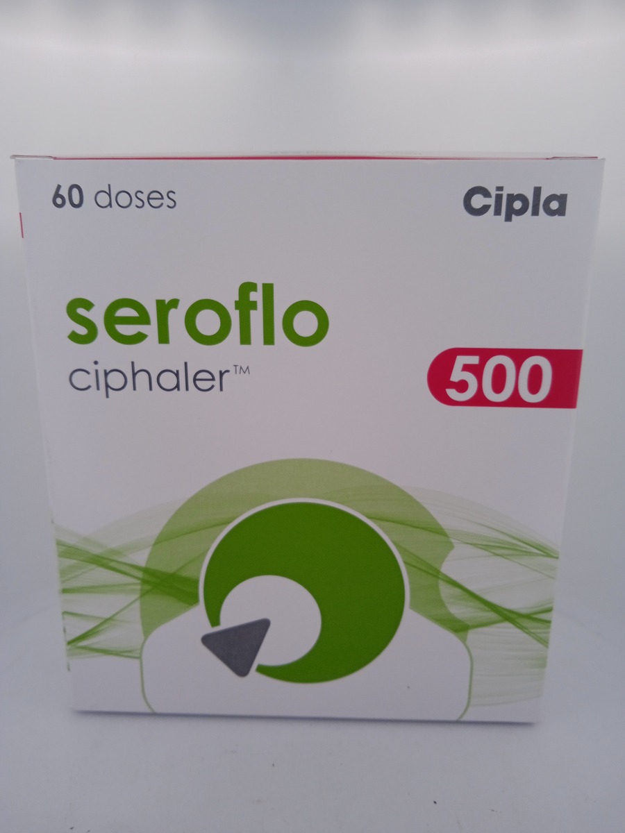 SEROFLO CIPHALER 500 | Salmeterol & Fluticasone Powder Inhaler.