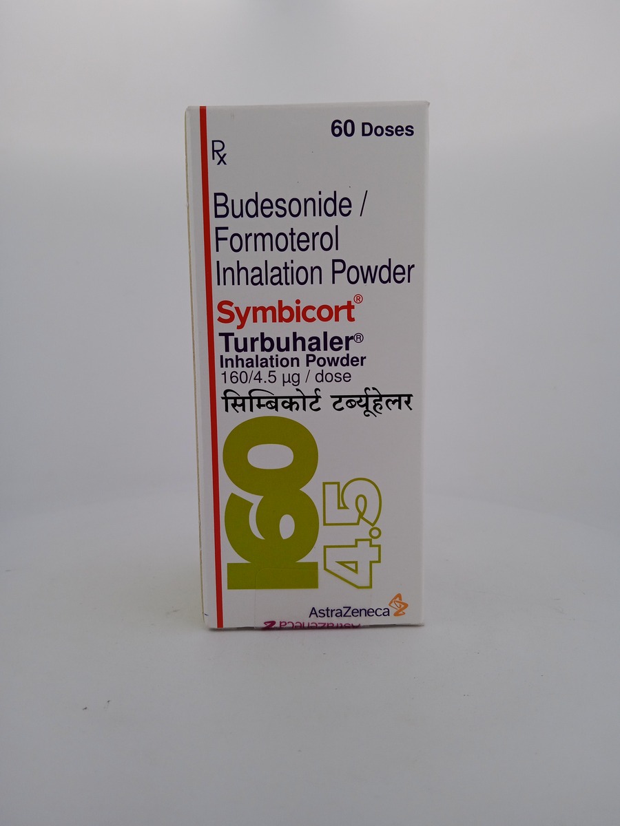 SYMBICORT TURBUHALER 160/4.5 | Budesonide & Formoterol Inhaler.