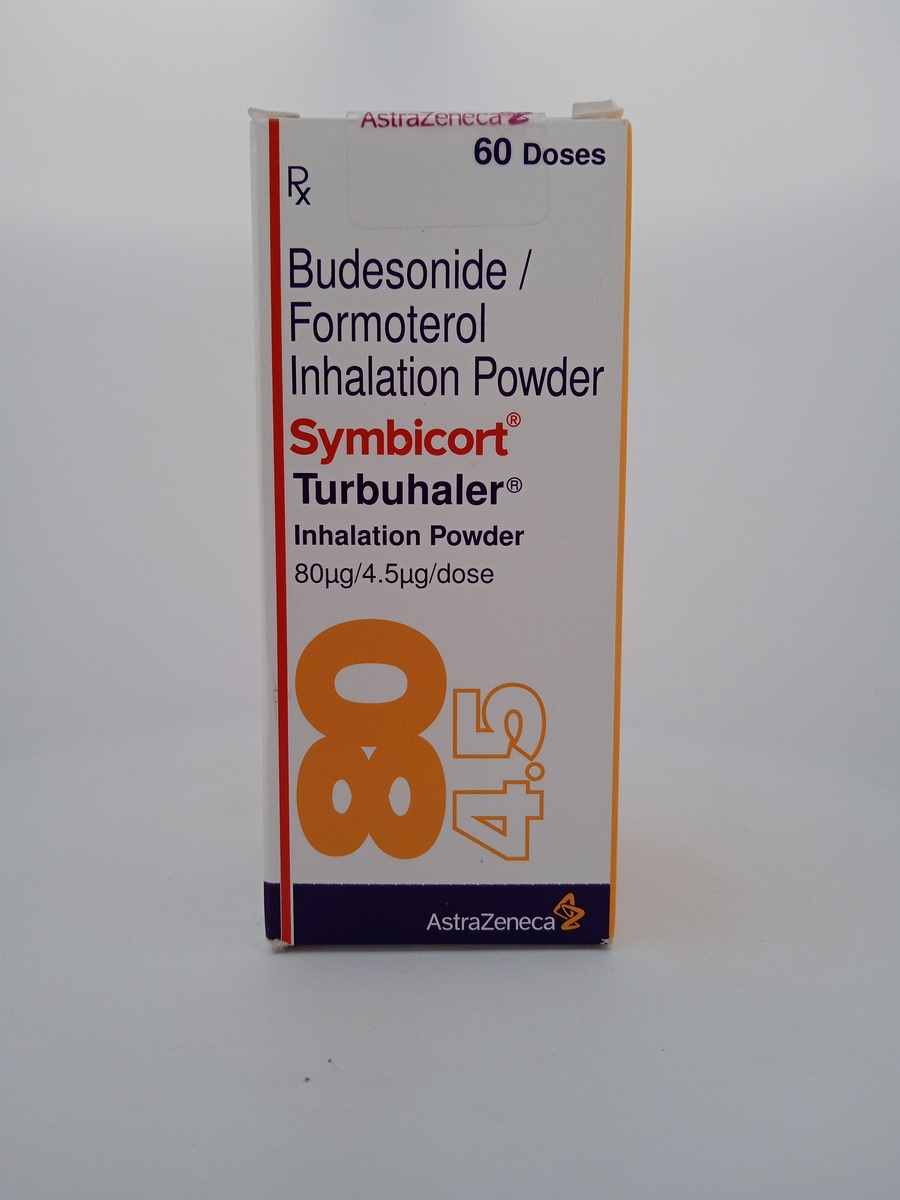 SYMBICORT TURBUHALER 80/4.5 | Budesonide & Formoterol Inhaler.