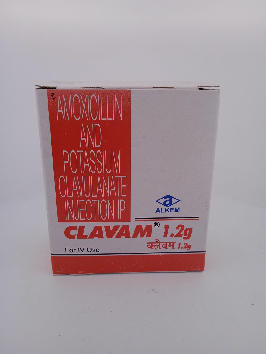 CLAVAM 1.2G INJECTION | Amoxicillin & Clavulanic Acid Antibiotic.