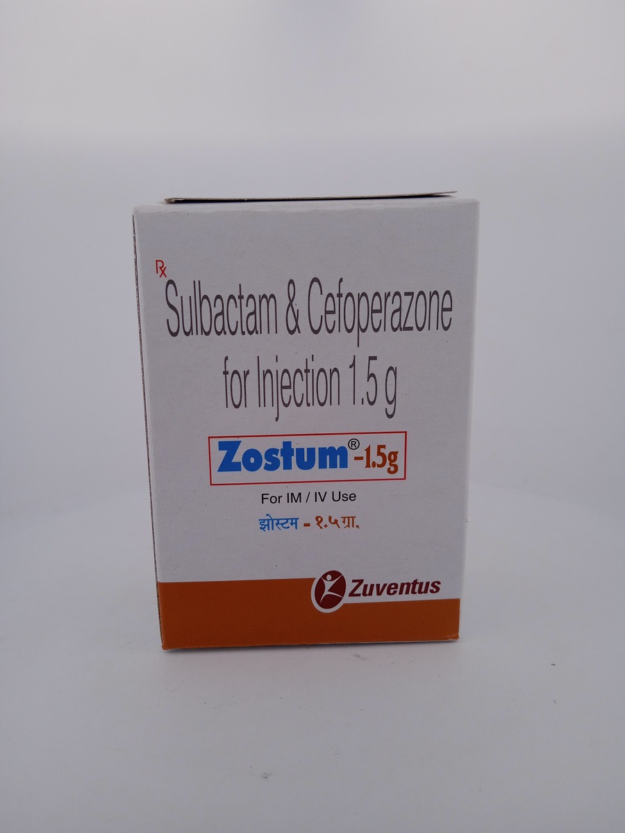 ZOSTUM 1.5G INJECTION | Cefoperazone Sulbactam Antibiotic.