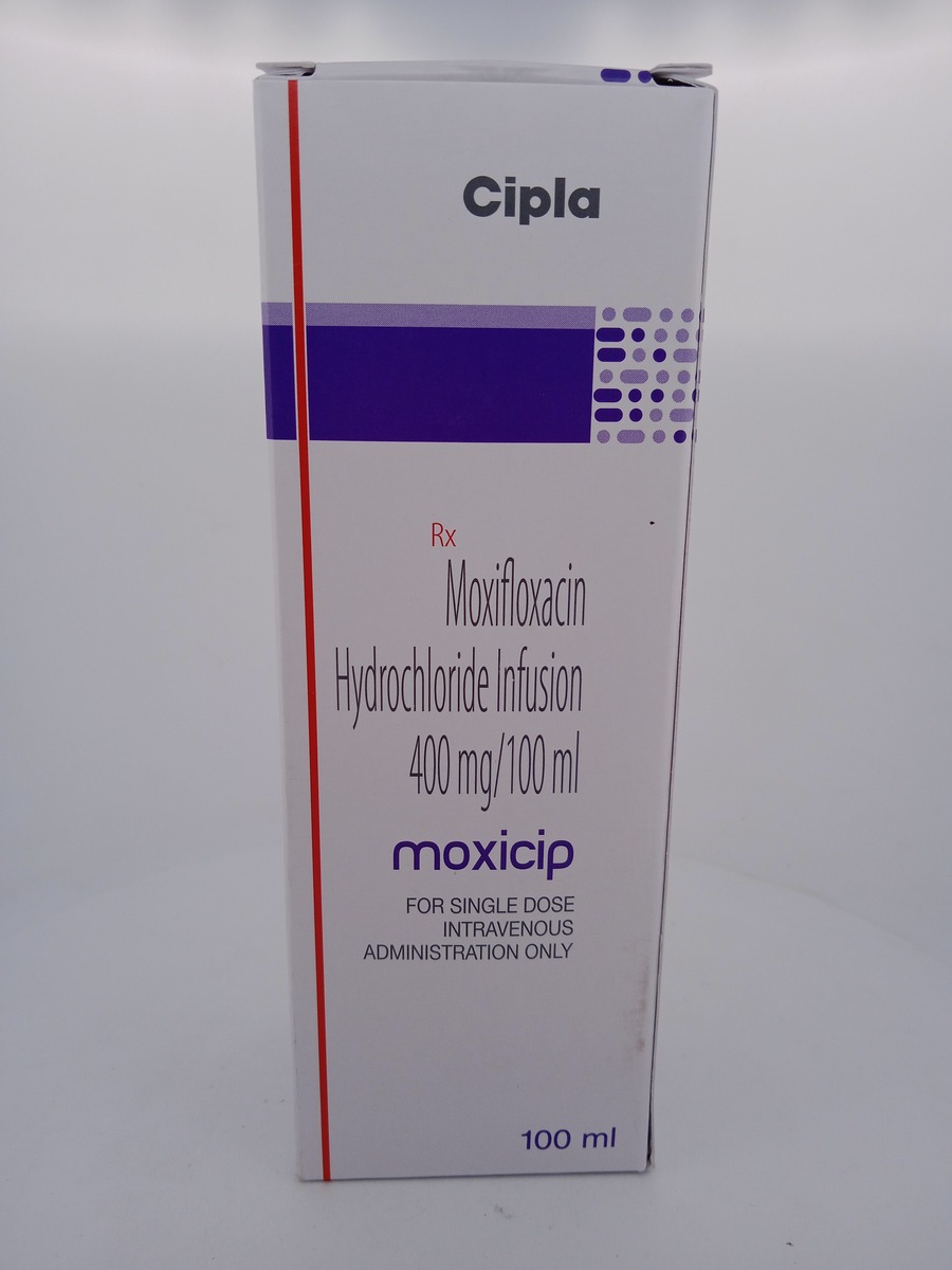 MOXICIP 400MG/100ML INFUSION | Moxifloxacin Antibiotic Therapy.