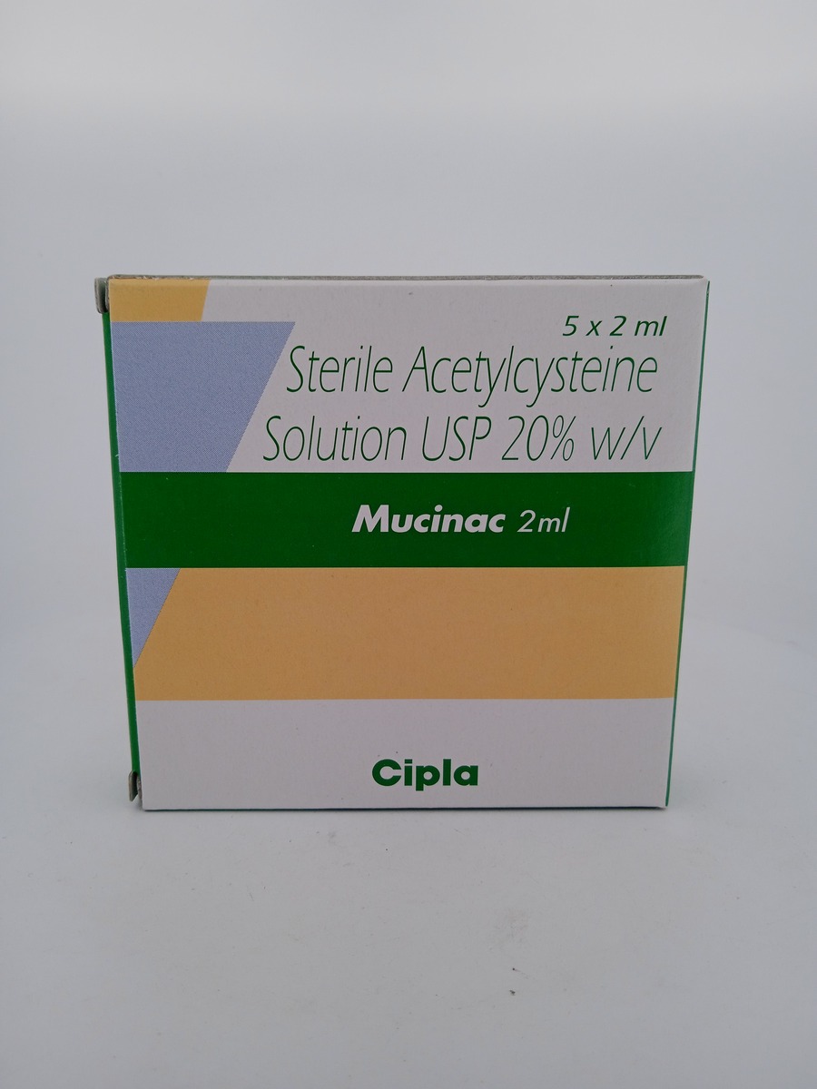 MUCINAC 2ML INJECTION | Acetylcysteine Antidote Therapy.
