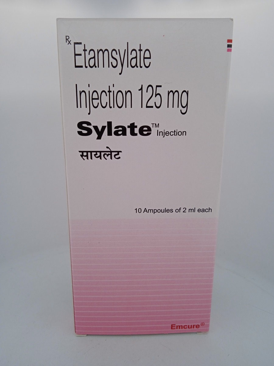 SYLATE INJECTION 125MG | Etamsylate Hemostatic Injection Therapy.