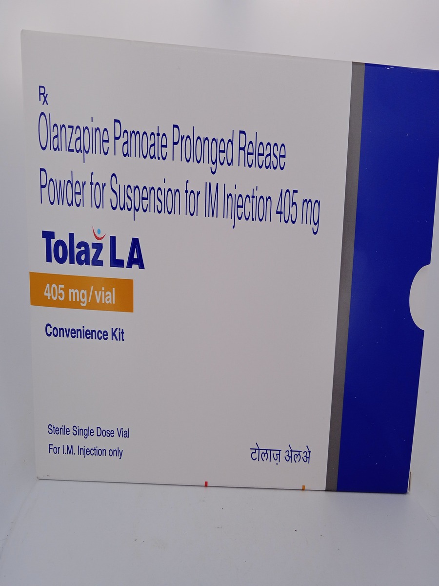 TOLAZ LA 405MG INJECTION | Long-Acting Olanzapine Therapy.