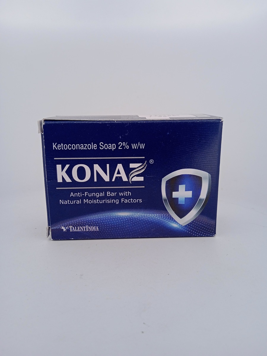 KONAZ ANTIFUNGAL SOAP 75G | Ketoconazole Cleansing Bar for Fungal Care.