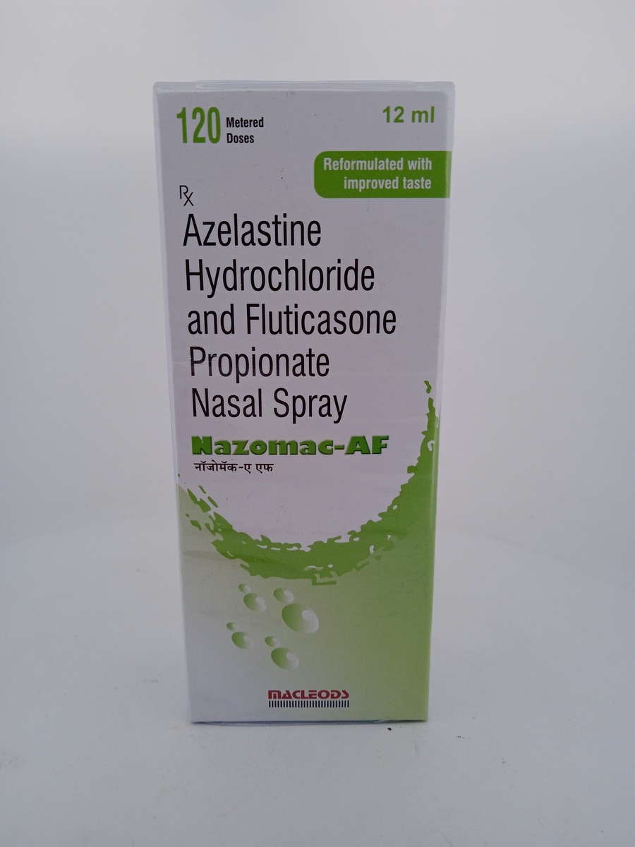 NAZOMAC-AF NASAL SPRAY 12ML | Fluticasone & Azelastine.