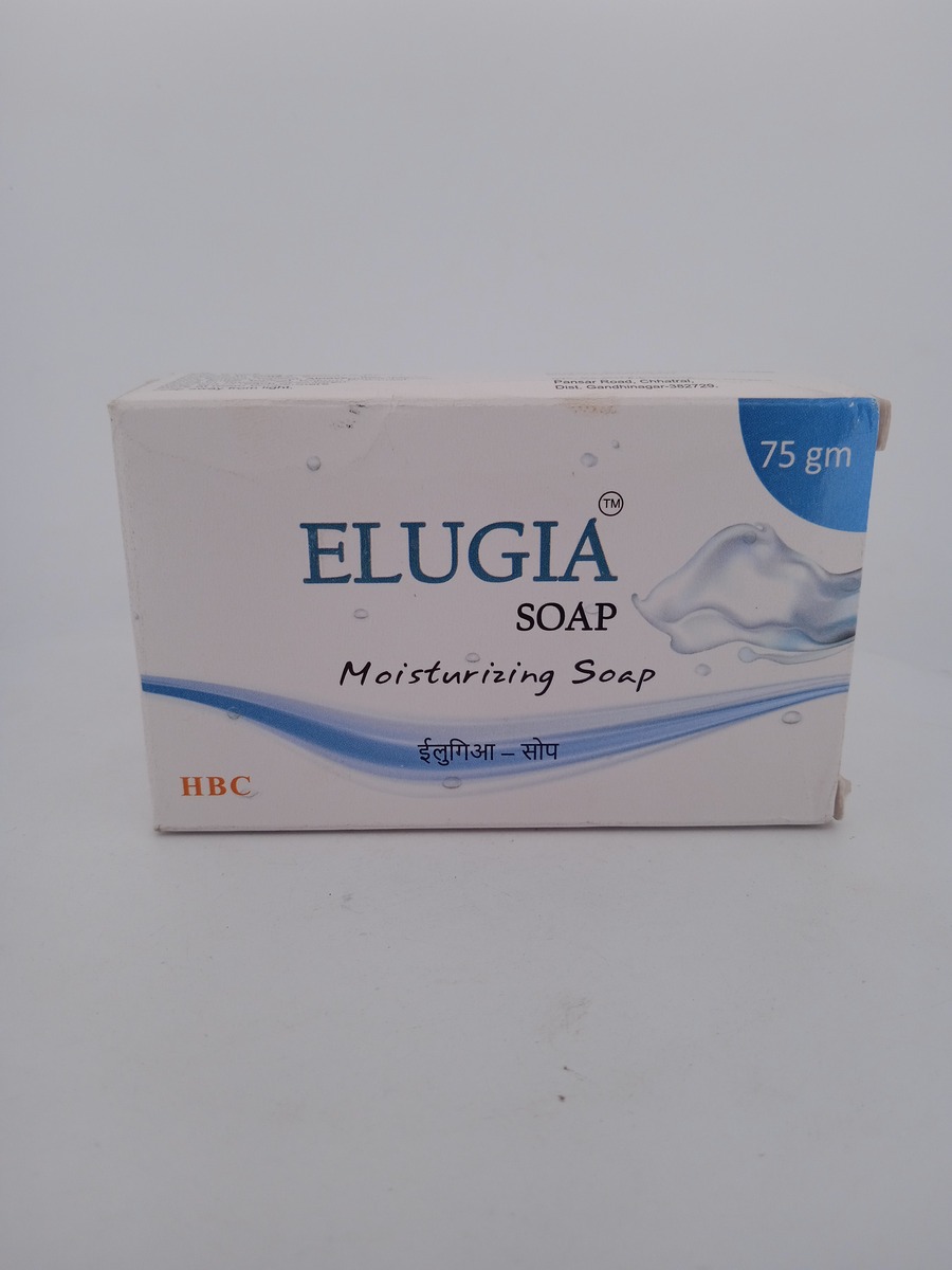 ELUGIA MOISTURIZING SOAP 75G | Gentle Hydrating Cleansing Bar.