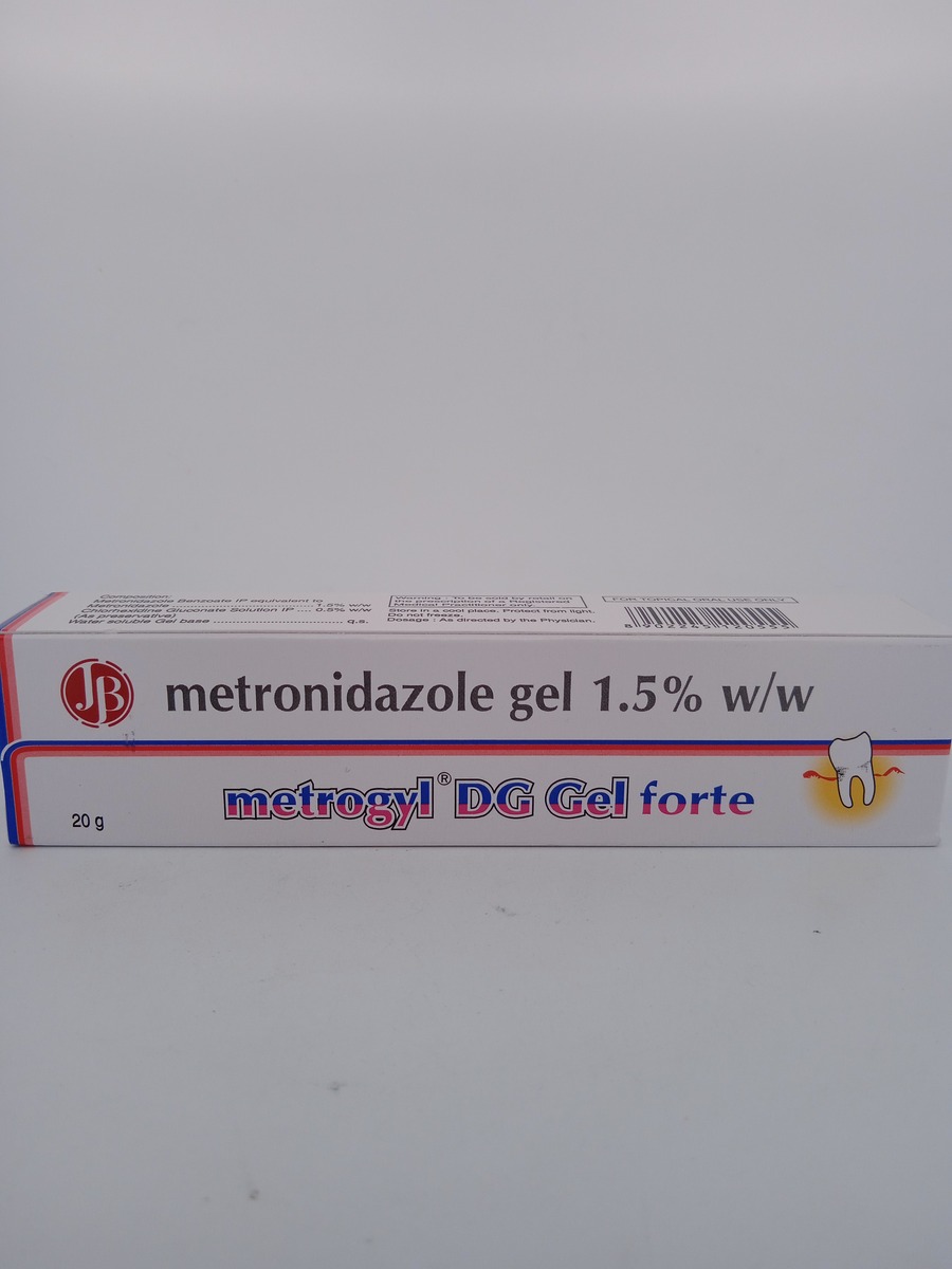 METROGYL DG GEL FORTE 20 G | Metronidazole Dental Gel.