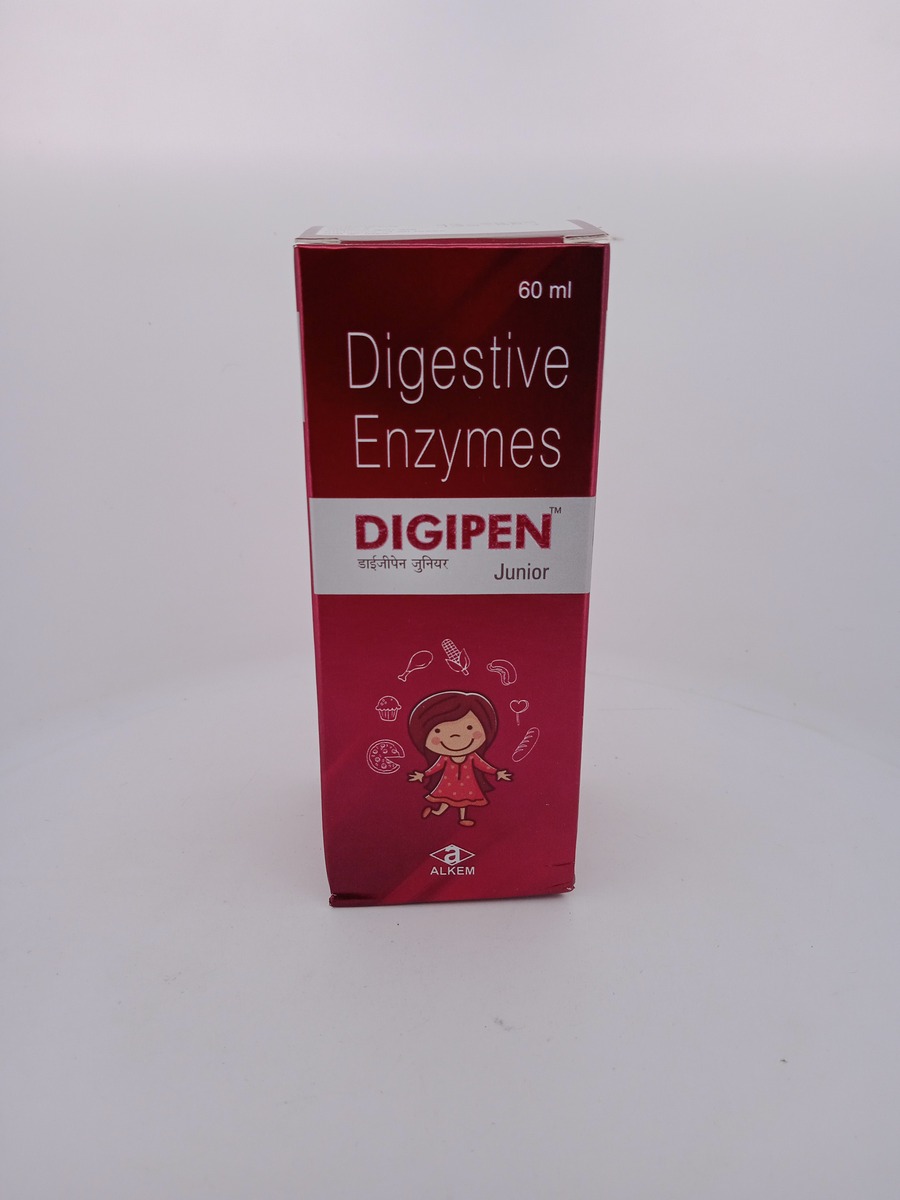 DIGIPEN JUNIOR 100 MG + 50 MG 60 ML | Digestive Enzyme Syrup.