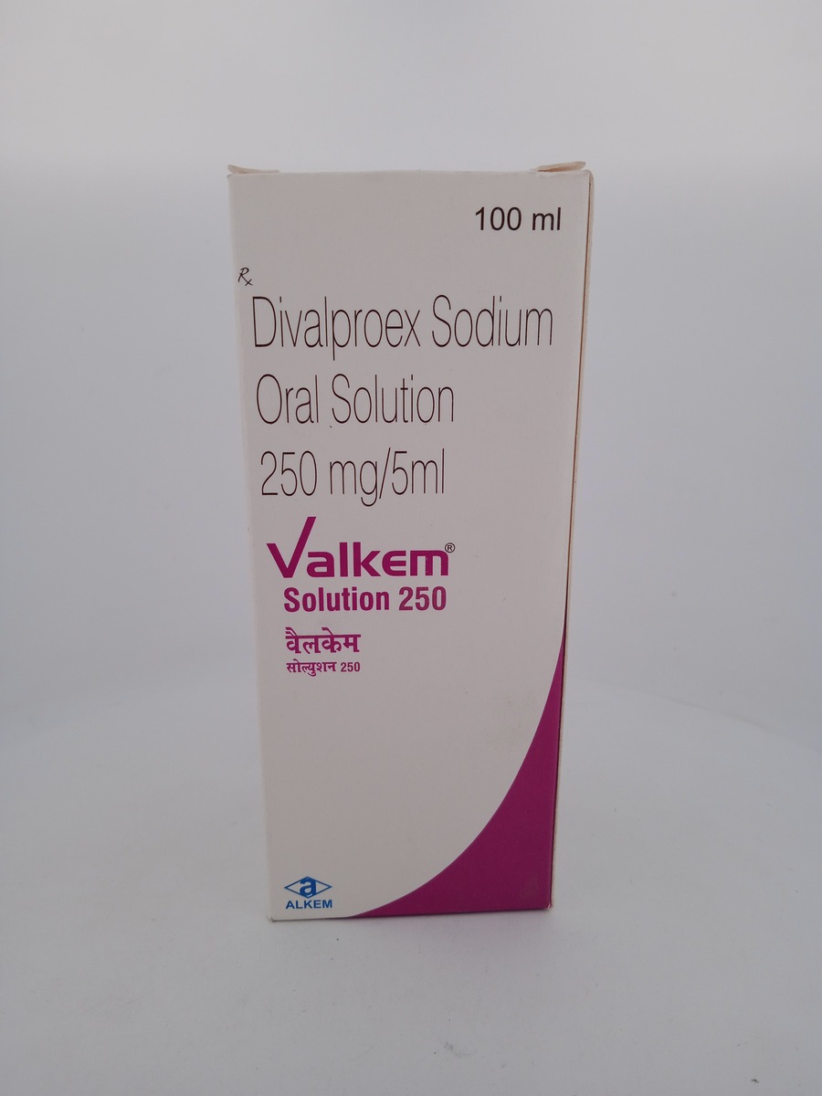 VALKEM SOLUTION 250 MG 100 ML | Divalproex Oral Solution.