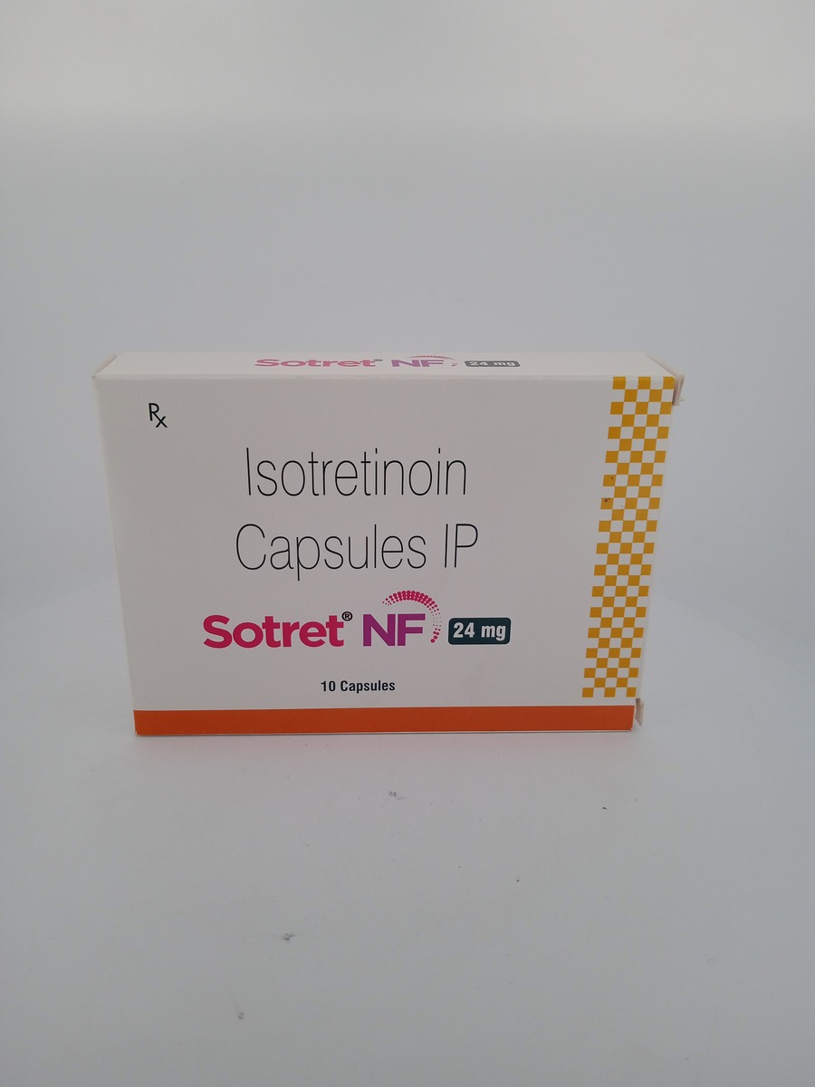 SOTRET NF 24 MG 10 CAPSULES | Isotretinoin Acne Treatment Medicine