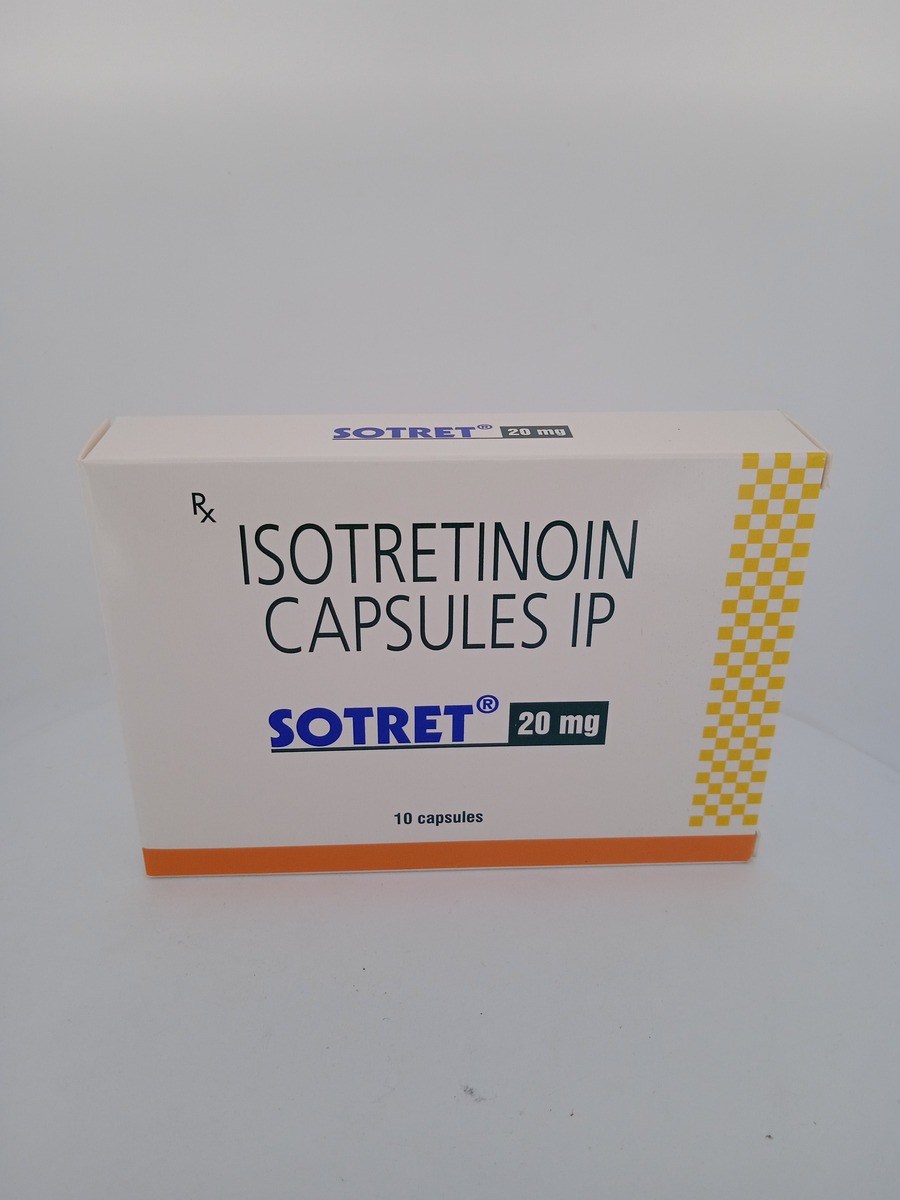 SOTRET 20MG CAPSULE | Isotretinoin Treatment for Severe Acne.