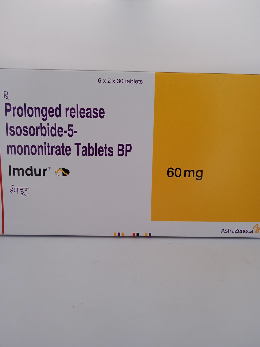 IMDUR 60MG TABLET (Isosorbide Mononitrate) Angina Medicine Guide.