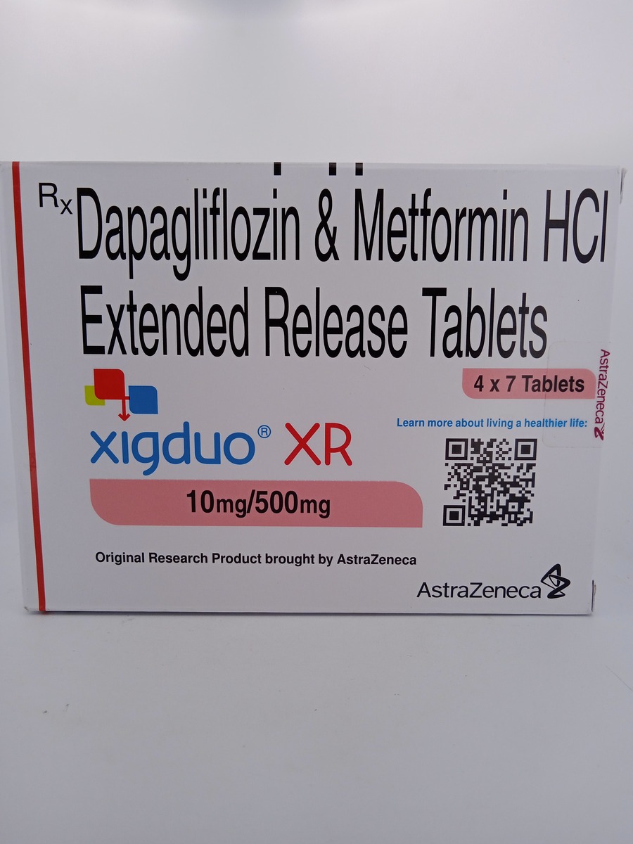XIGDUO XR 10MG/500MG TABLETS | Dapagliflozin Metformin Guide