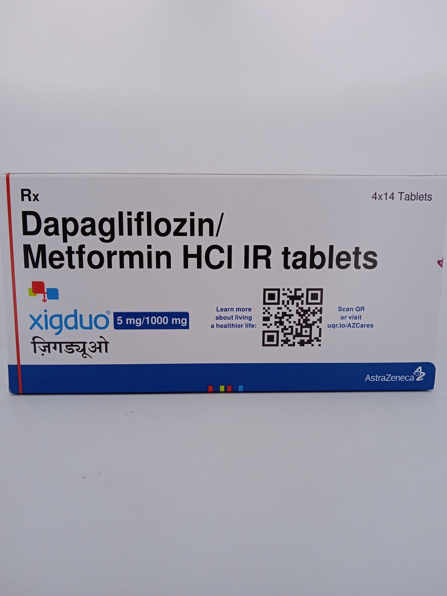 XIGDUO 5MG/1000MG TABLET (Dapagliflozin Metformin) Diabetes Guide.