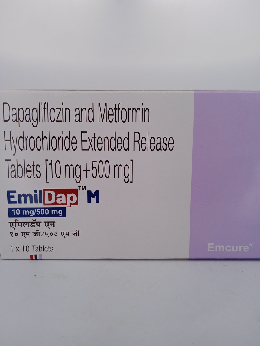 EMILDAP M 10MG/500MG TABLETS | Dapagliflozin Metformin Guide