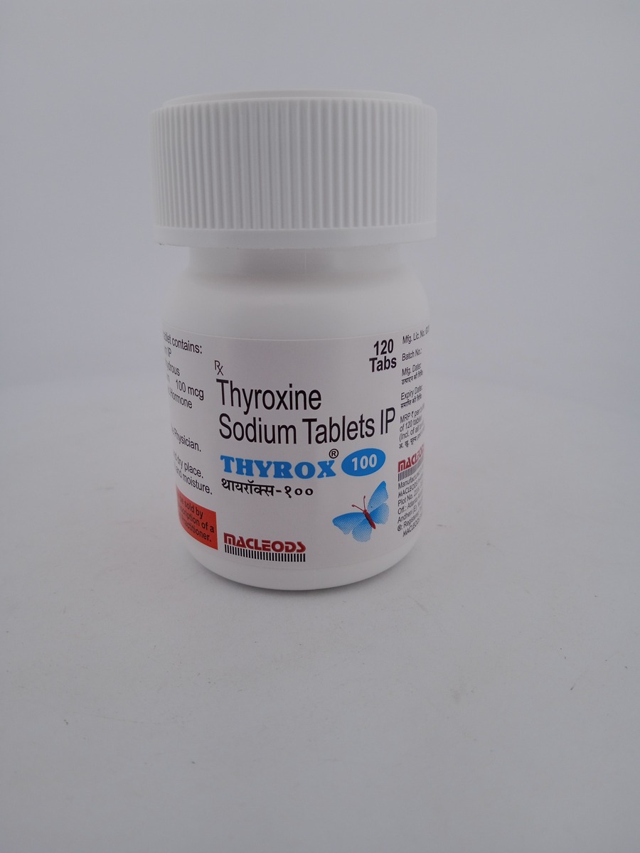 THYROX-100MCG-1 BOTTLE OF 120 TABLETS | Levothyroxine Tablets