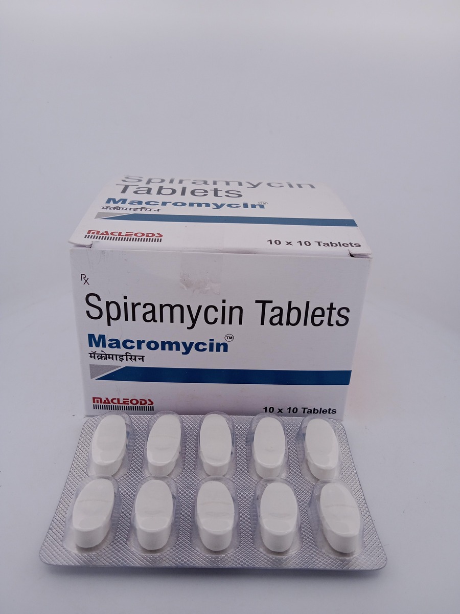 MACROMYCIN 10 TABLETS | Spiramycin 3 Million IU Antibiotic