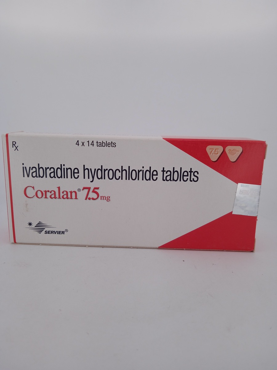 CORALAN 7.5 MG 14 TABLETS | Ivabradine Heart Medicine