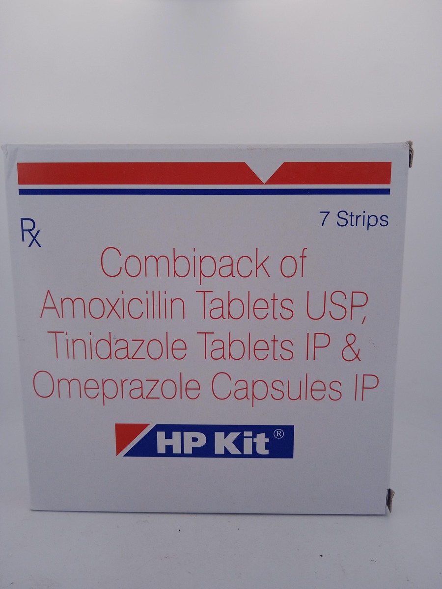 HP KIT 750 MG + 500 MG + 20 MG | H. pylori Eradication Kit.