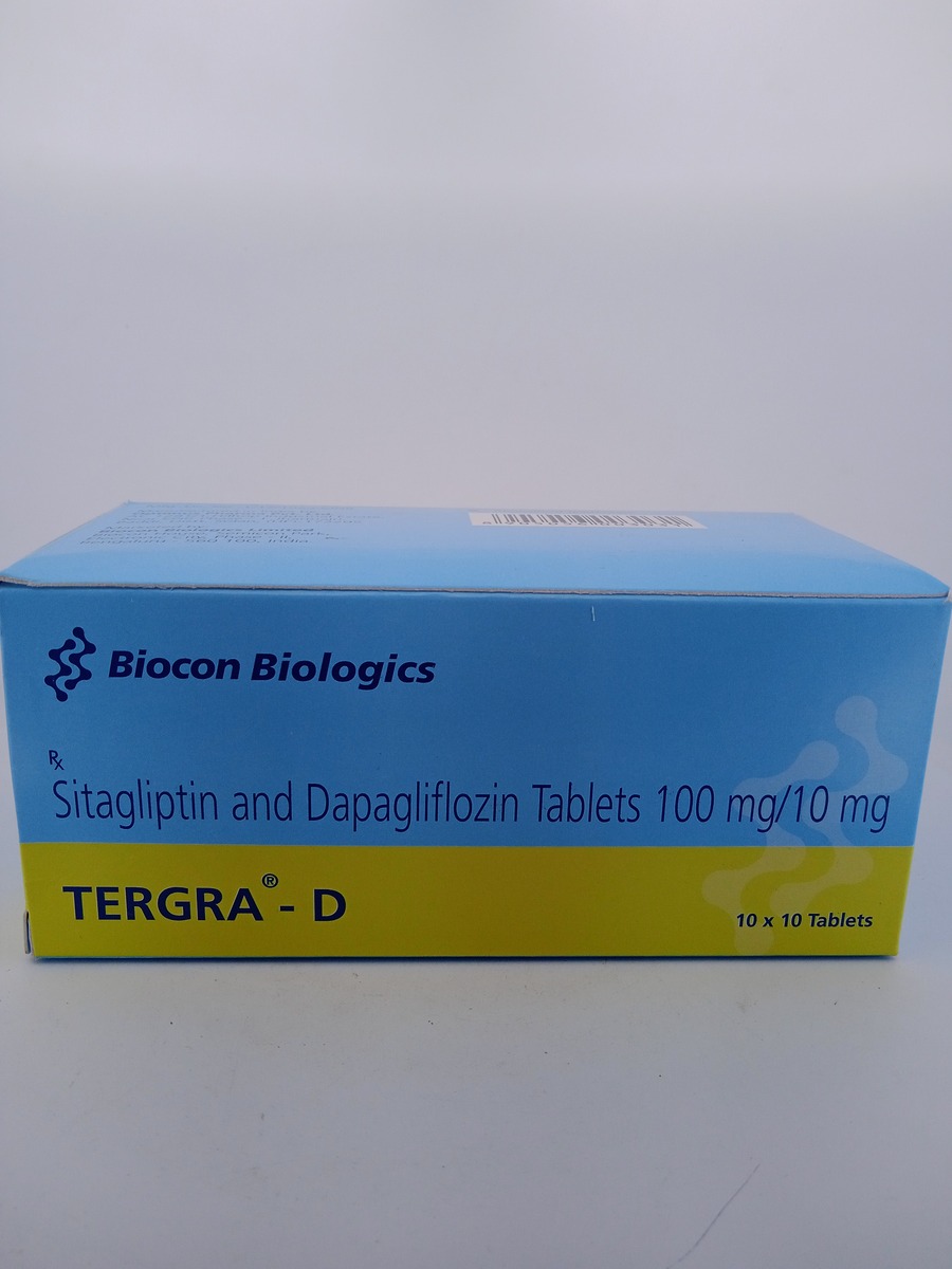 TERGRA-D 100 MG/10 MG 10 TABLETS | Sitagliptin + Dapagliflozin