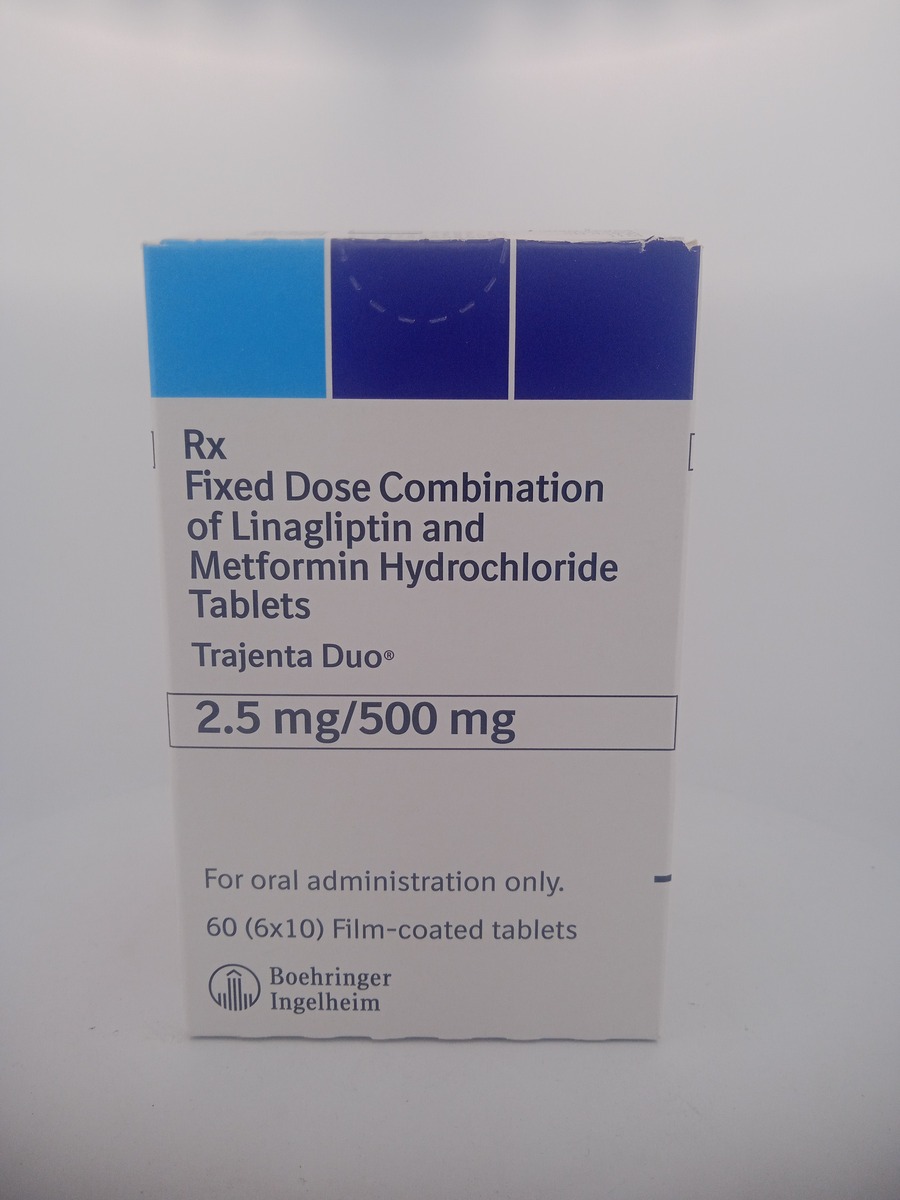 TRAJENTA DUO 2.5/500 MG 10 TABLETS | Linagliptin Metformin