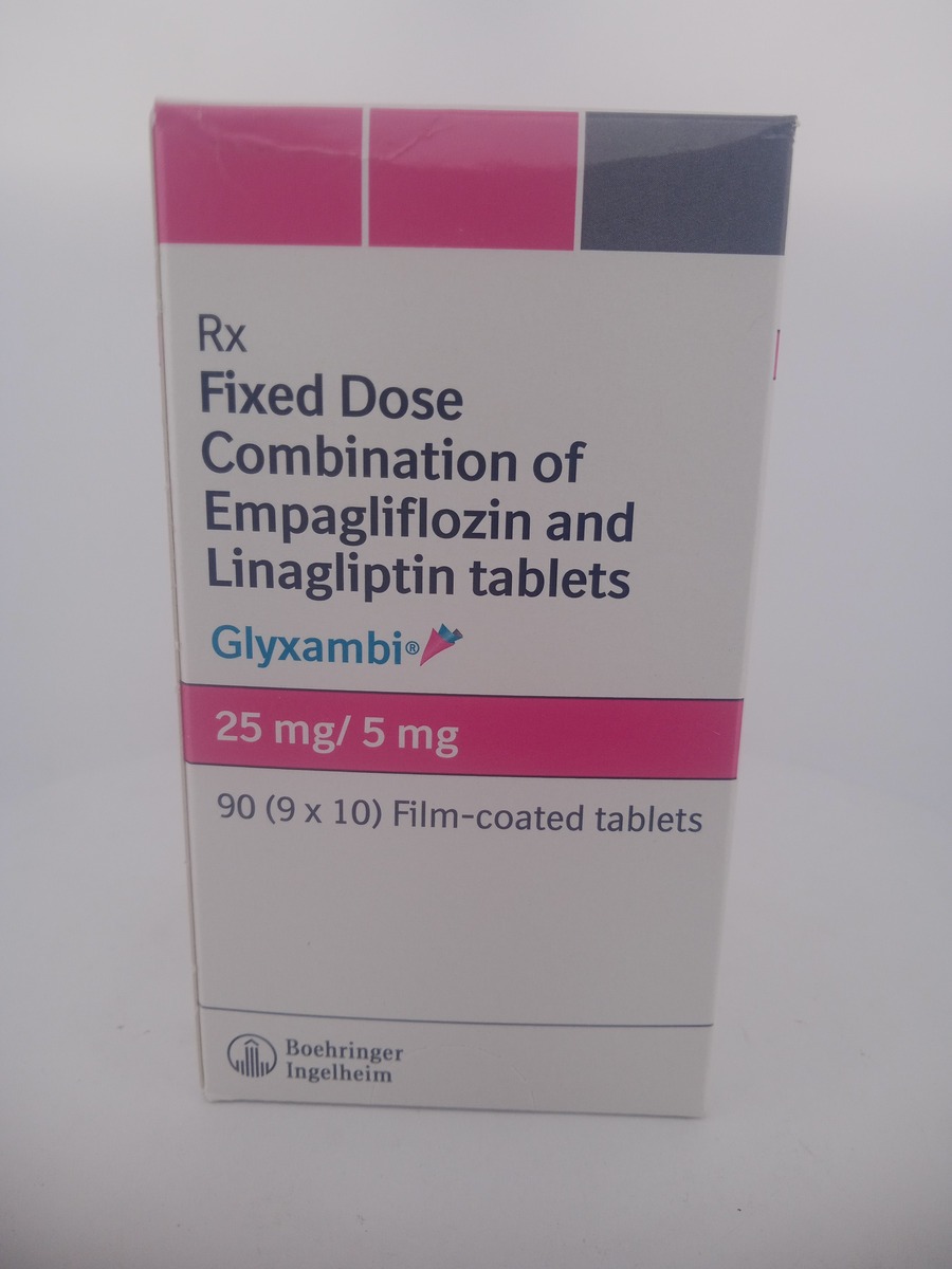 GLYXAMBI 25MG/5MG TABLETS (Empagliflozin + Linagliptin) Diabetes