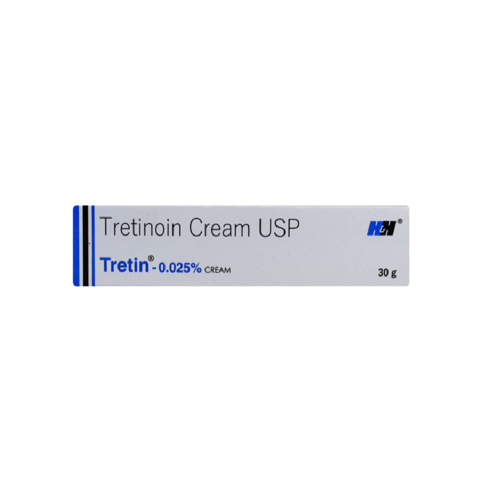 TRETIN 0.025% CREAM 30G | Tretinoin Topical Retinoid Acne Cream.