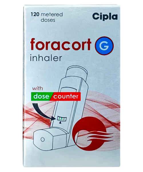 FORACORT G 200 INHALER | Budesonide, Glycopyrrolate & Formoterol.