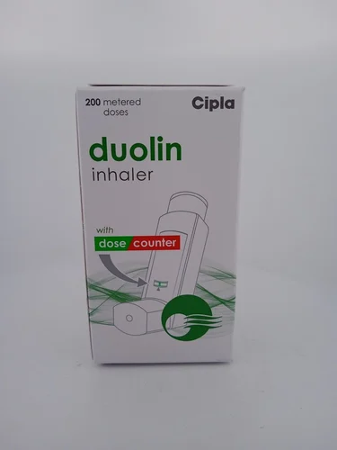 DUOLIN INHALER 20MCG+50MCG | Ipratropium & Levosalbutamol.