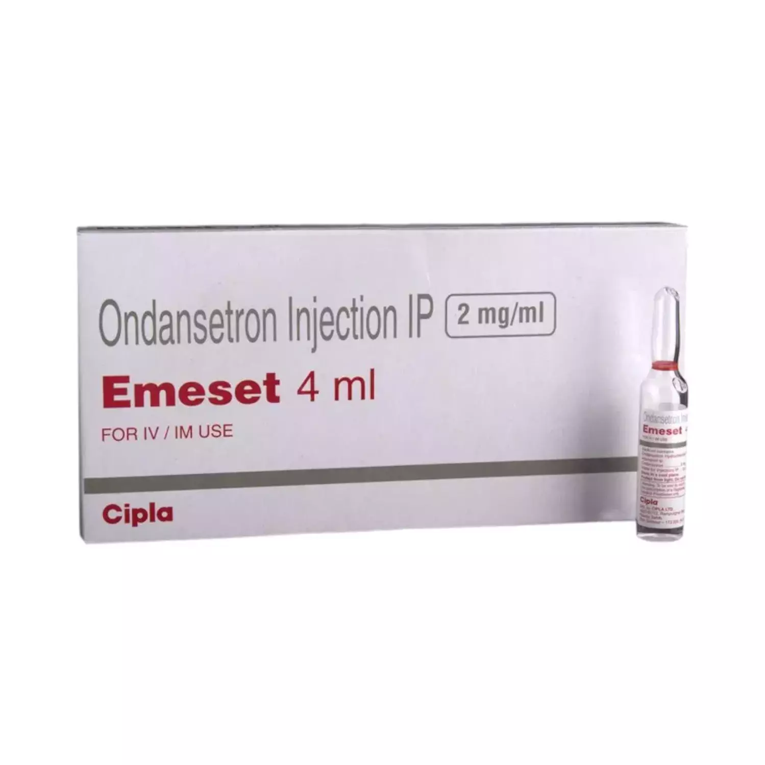 EMESET 2MG/ML INJECTION 4ML | Ondansetron Anti-Nausea Therapy.