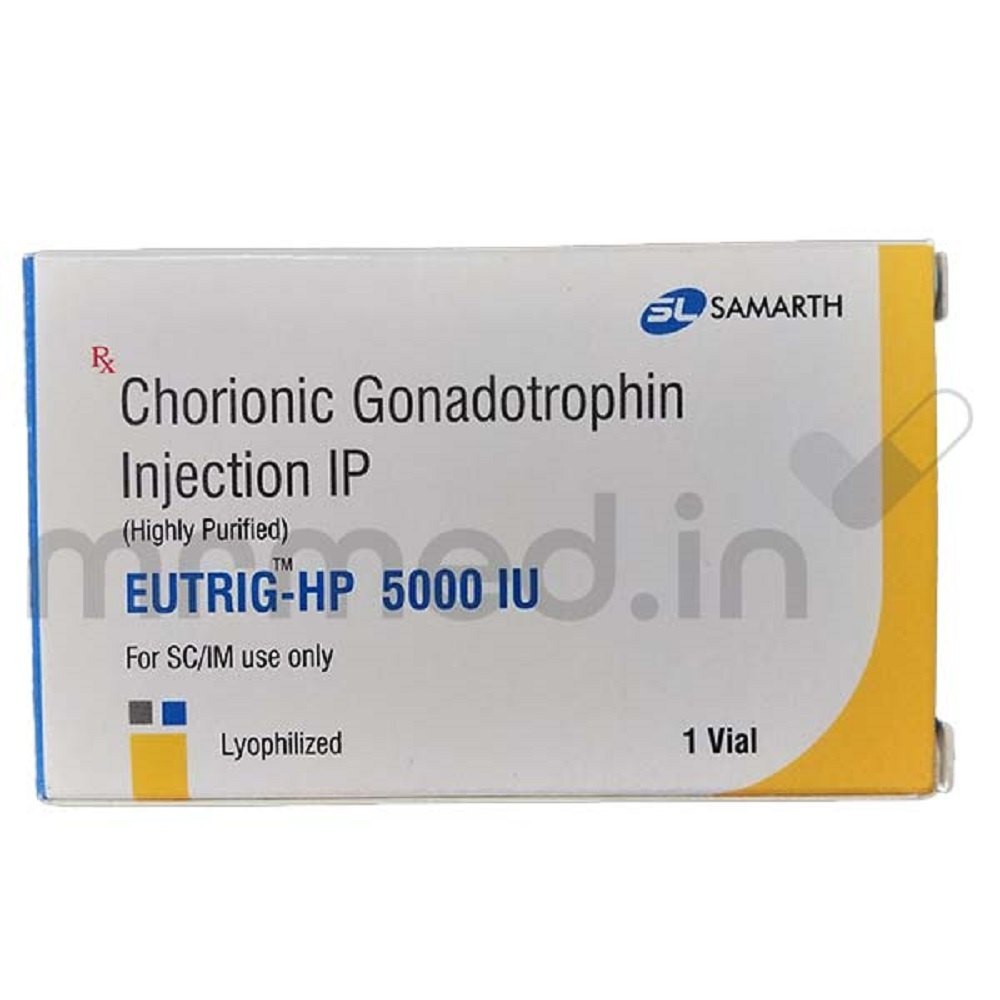 EUTRIG-HP 5000 IU INJECTION | Human Chorionic Gonadotropin Therapy.