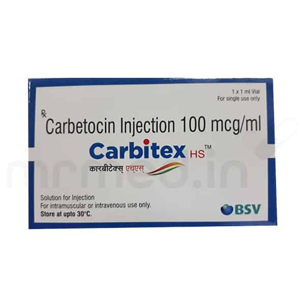 CARBITEX HS 100MCG INJECTION | Carbetocin Uterotonic Therapy.