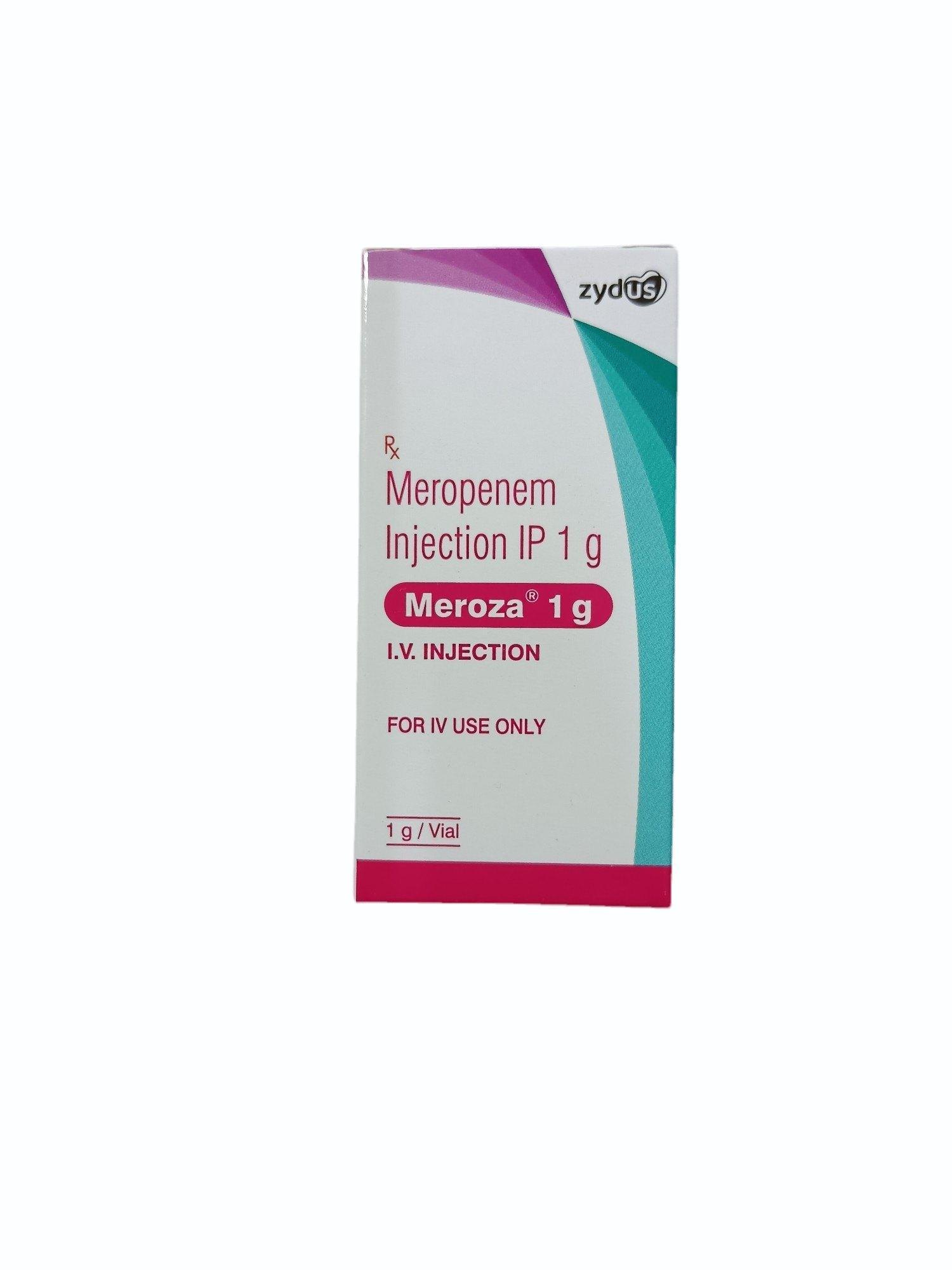 MEROZA 1G INJECTION | Meropenem 1g Carbapenem Antibiotic.