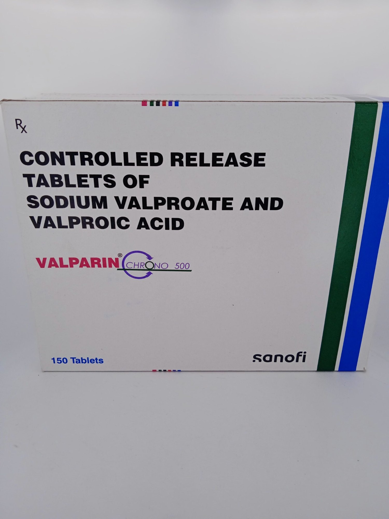 VALPARIN CHRONO 500 MG 15 TABLETS | Valproate CR Anti-Epileptic