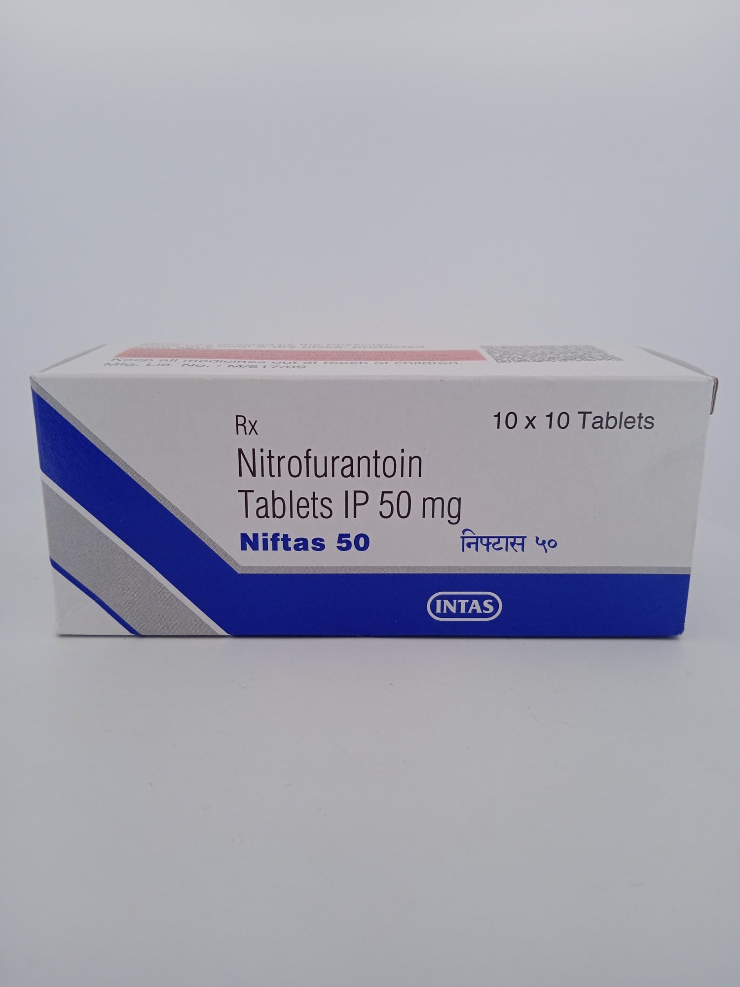 NIFTAS 50 TABLETS | Nitrofurantoin 50 mg for Urinary Tract Infections