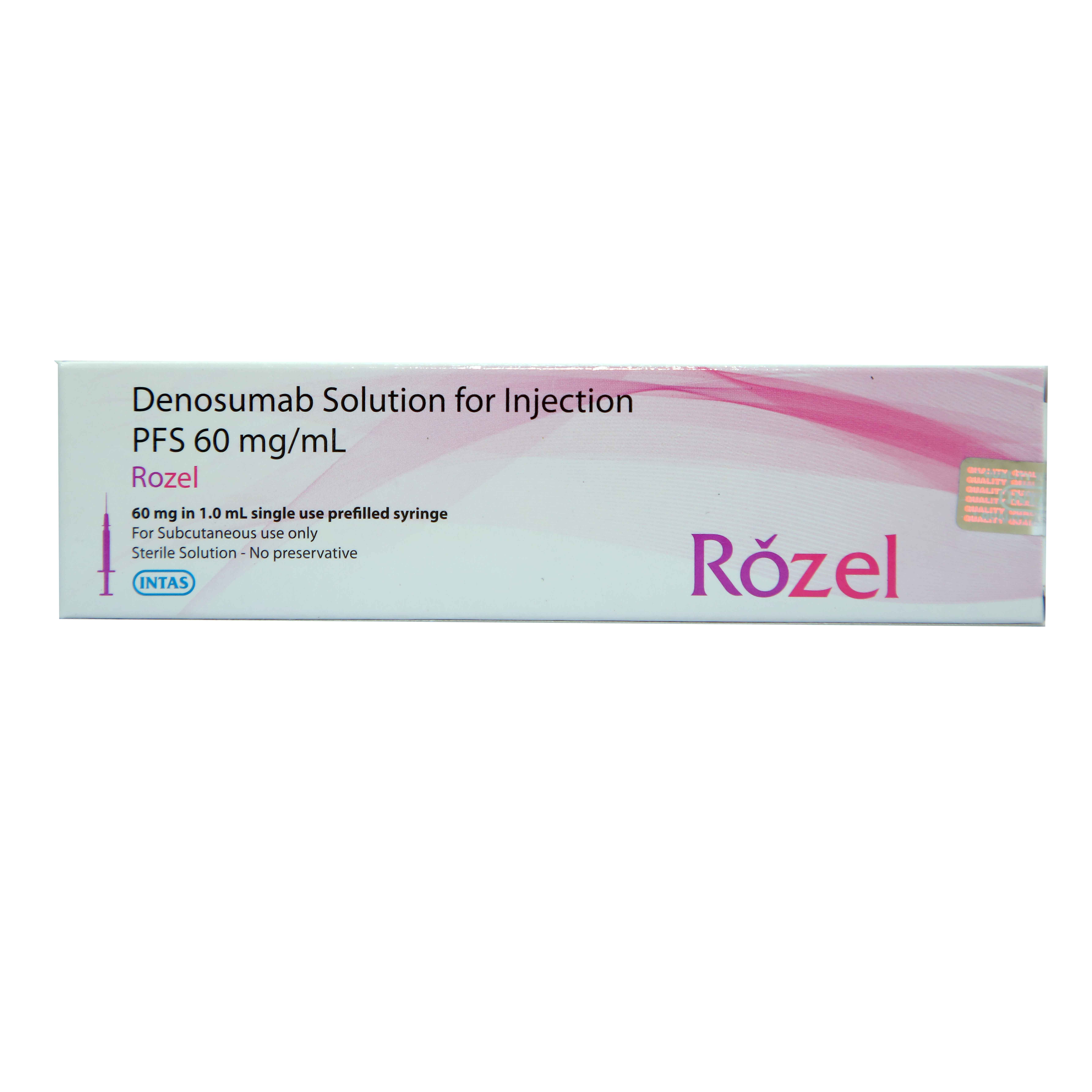 ROZEL 60MG INJECTION | Denosumab Pre-Filled Syringe Therapy.